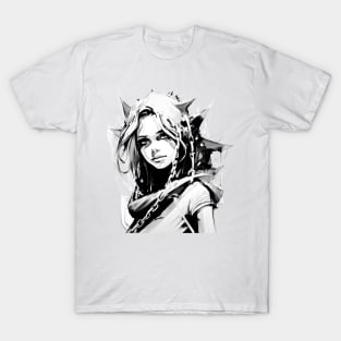 Anime Style Art Sketch T-Shirt